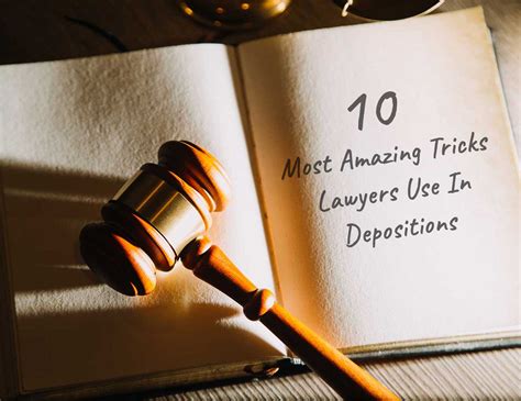 Tricks lawyers use in depositions. Things To Know About Tricks lawyers use in depositions. 